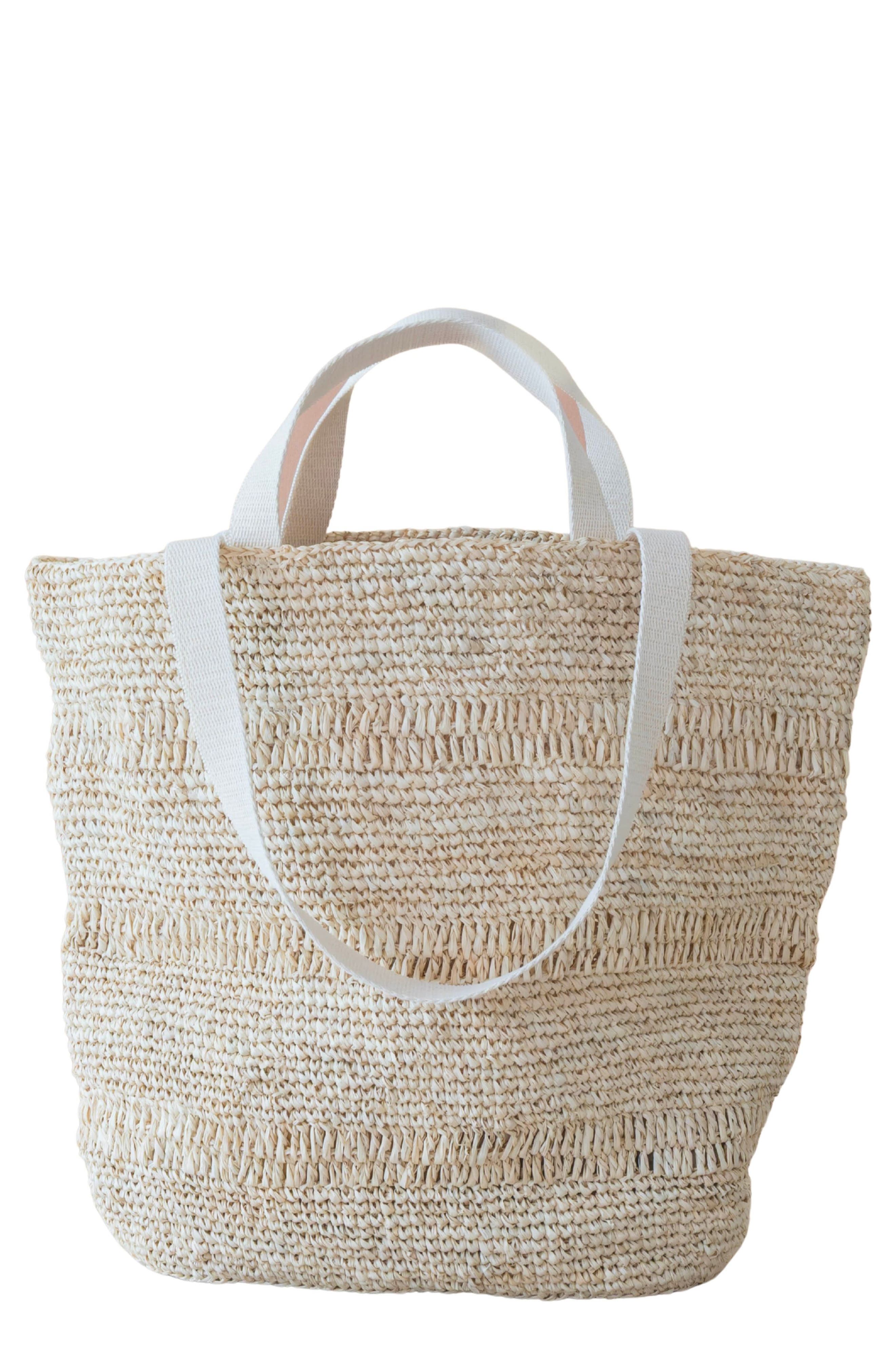 LIKHA Raffia Woven Tote, Main, color, 
