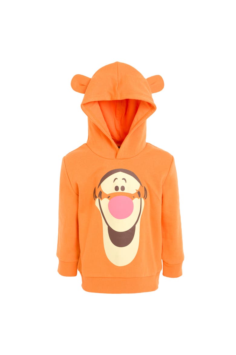 Winnie the Pooh Cosplay Pullover Hoodie, Main, color, Tigger Orange