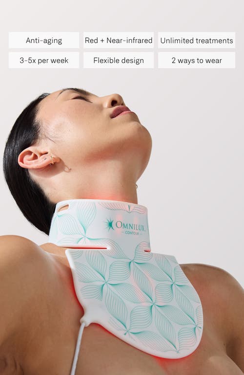 Omnilux Contour Neck & Décolleté Led Device In Transparent