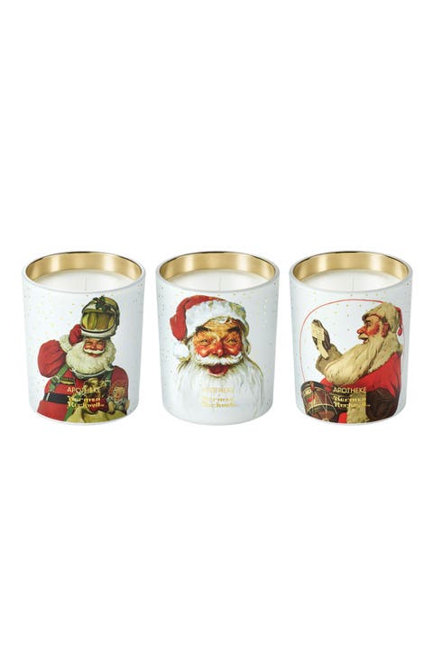 Norman Rockwell 3-Piece Petite Scented Candle Trio Set (Limited Edition)