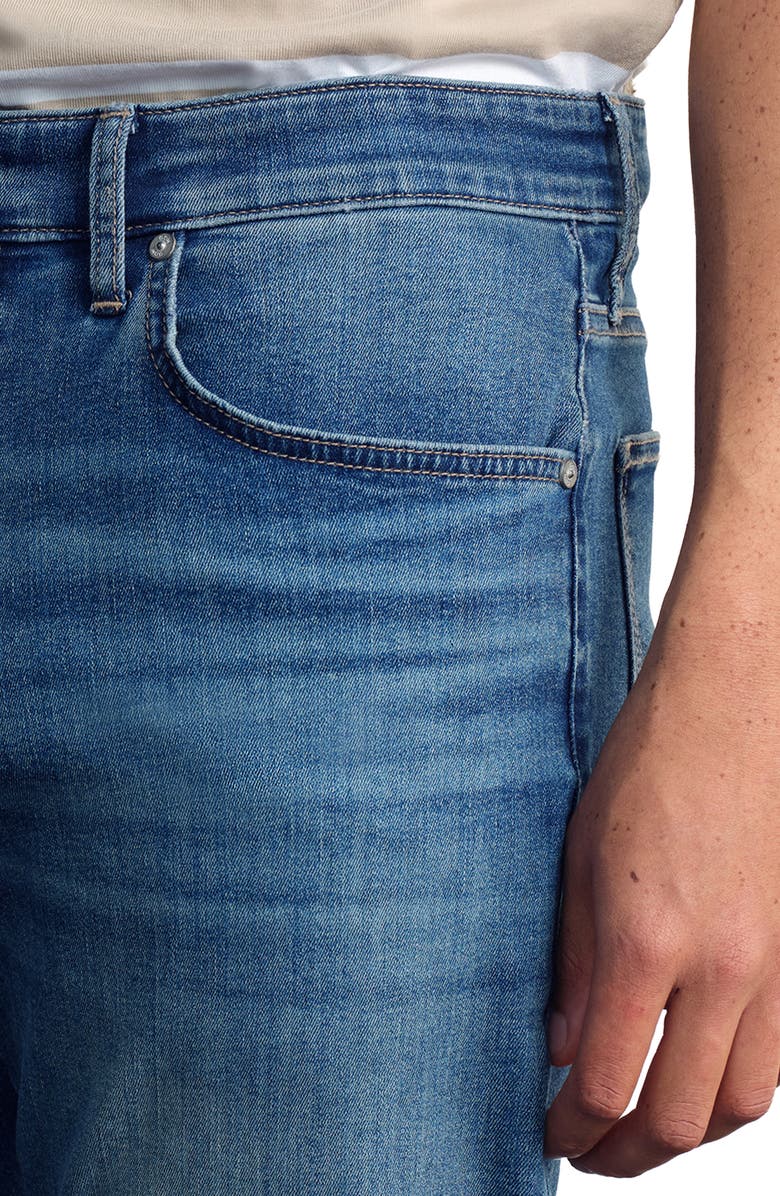 General Denim Works Roam Relaxed Straight Leg Jeans, Alternate, color, Dark Brushed Denim