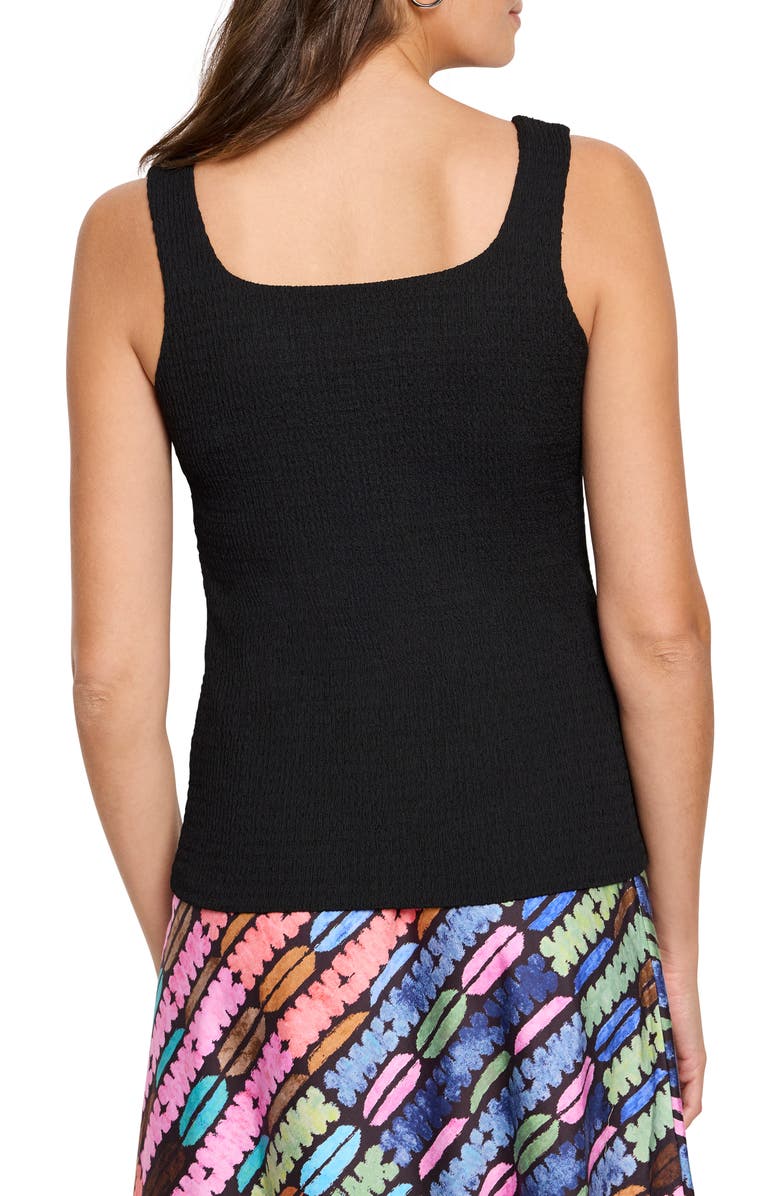 NIC+ZOE Bubble Knit Tank, Alternate, color, Black Onyx