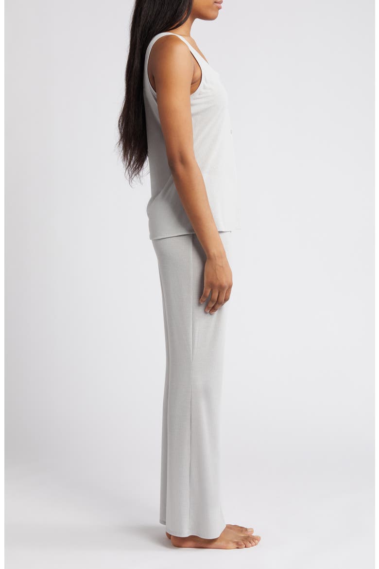Dreamy Rib Pajamas, Alternate, color, GREY SILK