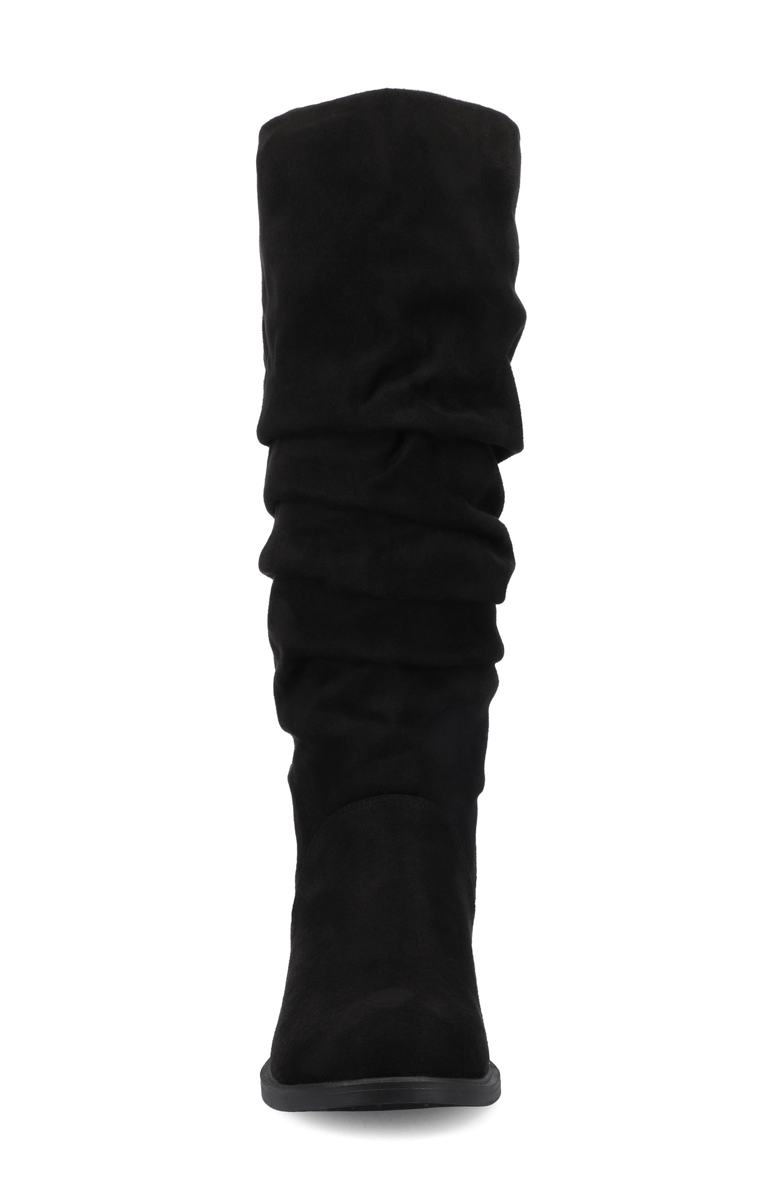 Pennie Knee High Boot, Alternate, color, BLACK SUEDE