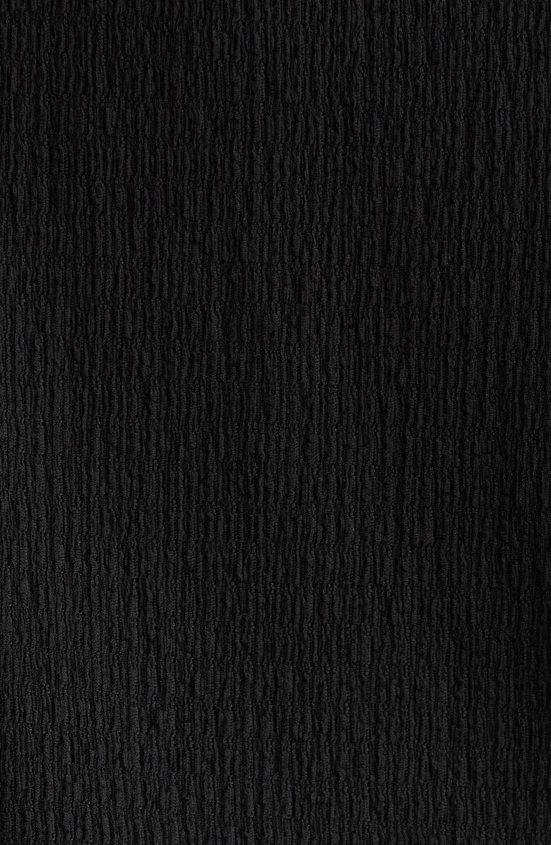 AK ANNE KLEIN Flutter Sleeve V-Neck T-Shirt, Alternate, color, Anne Black