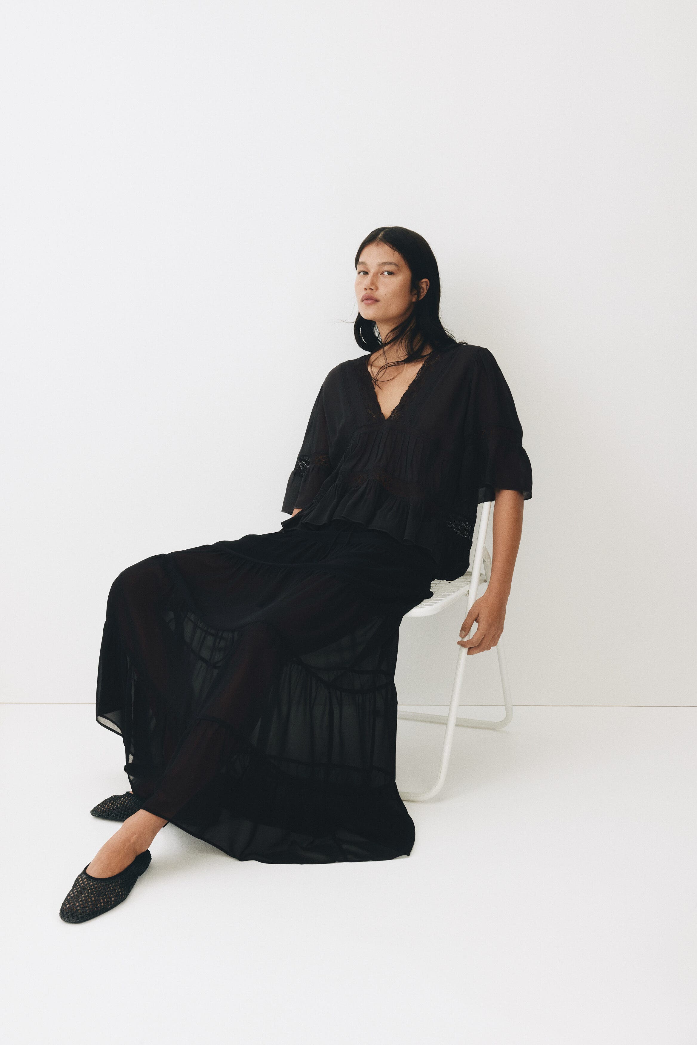 Tiered Maxi Skirt - image 2