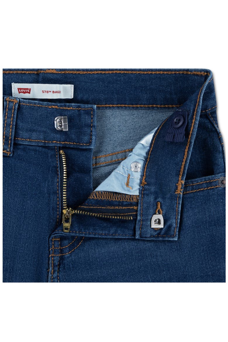 Kids' 578 Baggy Fit Jeans, Alternate, color, BLUE STREAK
