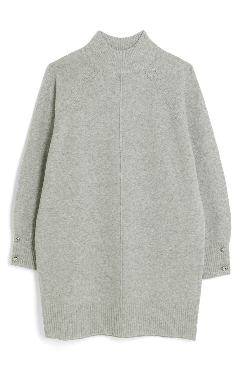 River Island Long Sleeve Mock Neck Sweater Dress, Alternate, color,