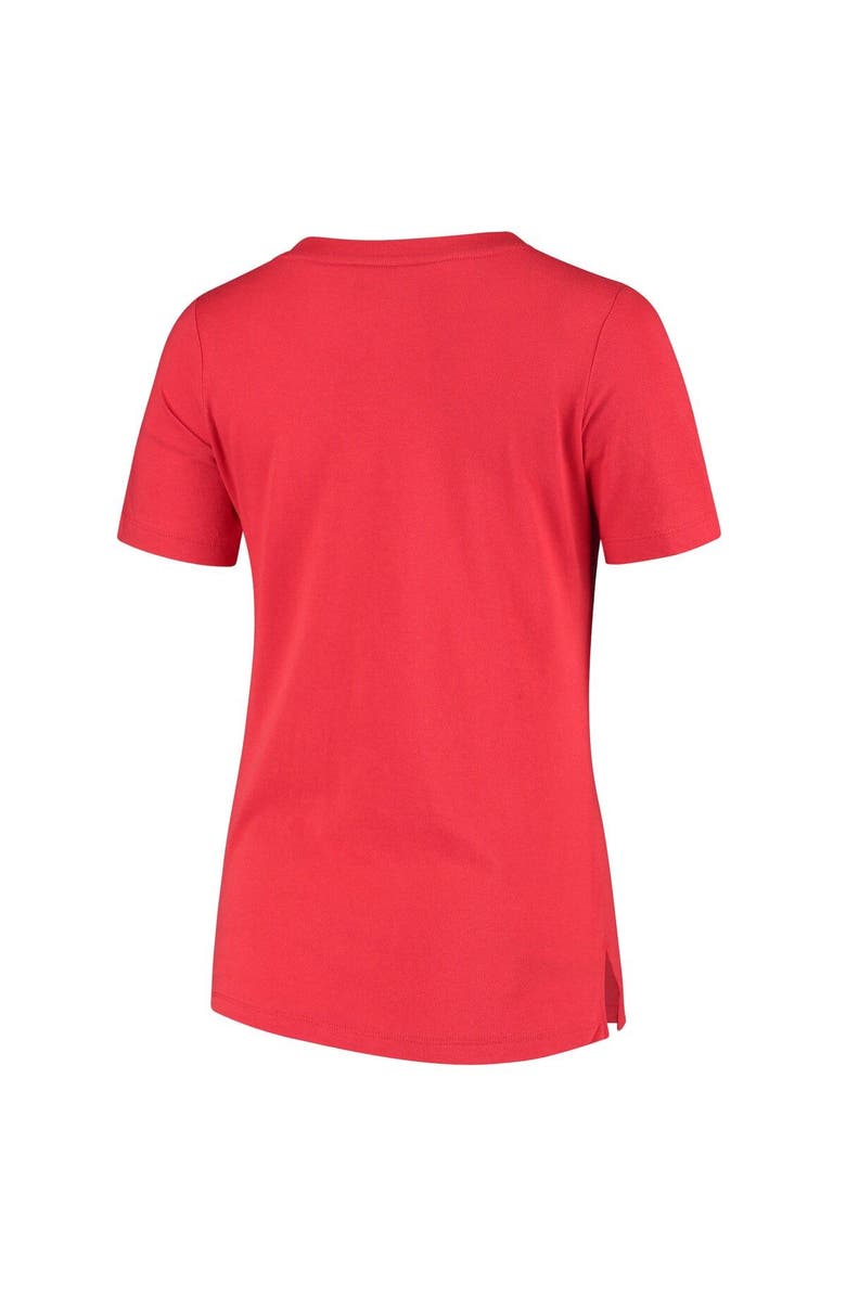 Under Armour Women's Under Armour Red Richmond Flying Squirrels Performance V-Neck T-Shirt, Alternate, color, Red