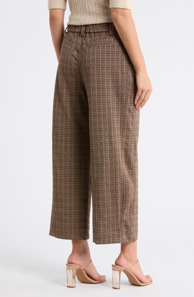 Democracy 'Ab'leisure Sky Rise Wide Leg Pull-On Pants, Alternate, color, Brown Multi