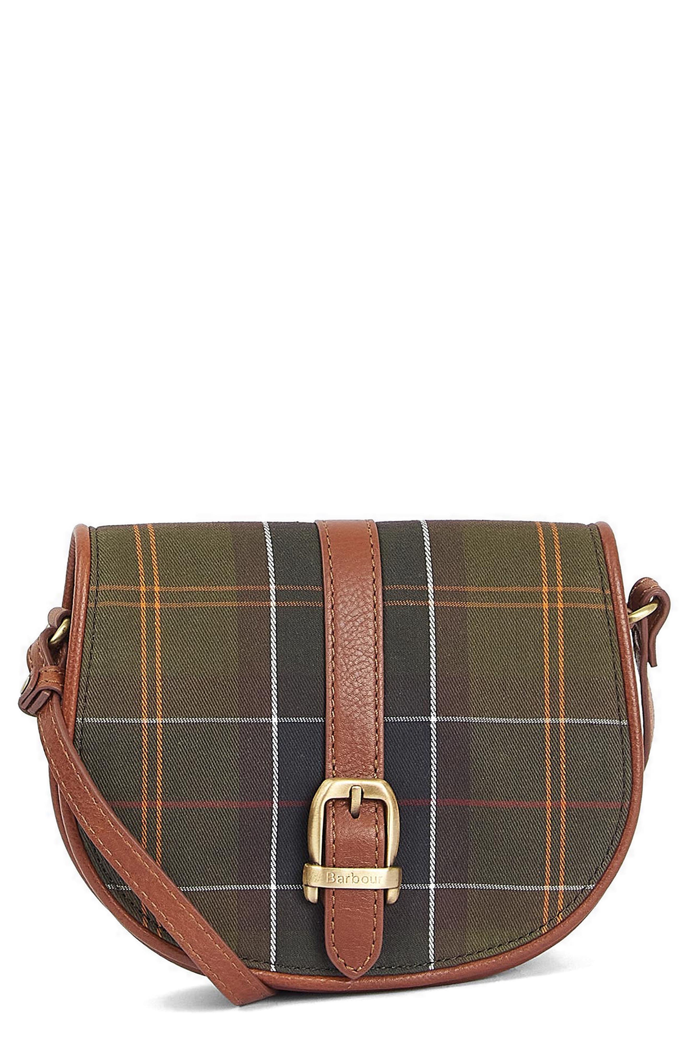 Barbour Katrine Tartan Saddle Bag, Main, color, 