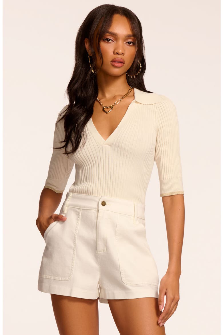 Hilary Patch Pocket Shorts, Alternate, color, WHITE