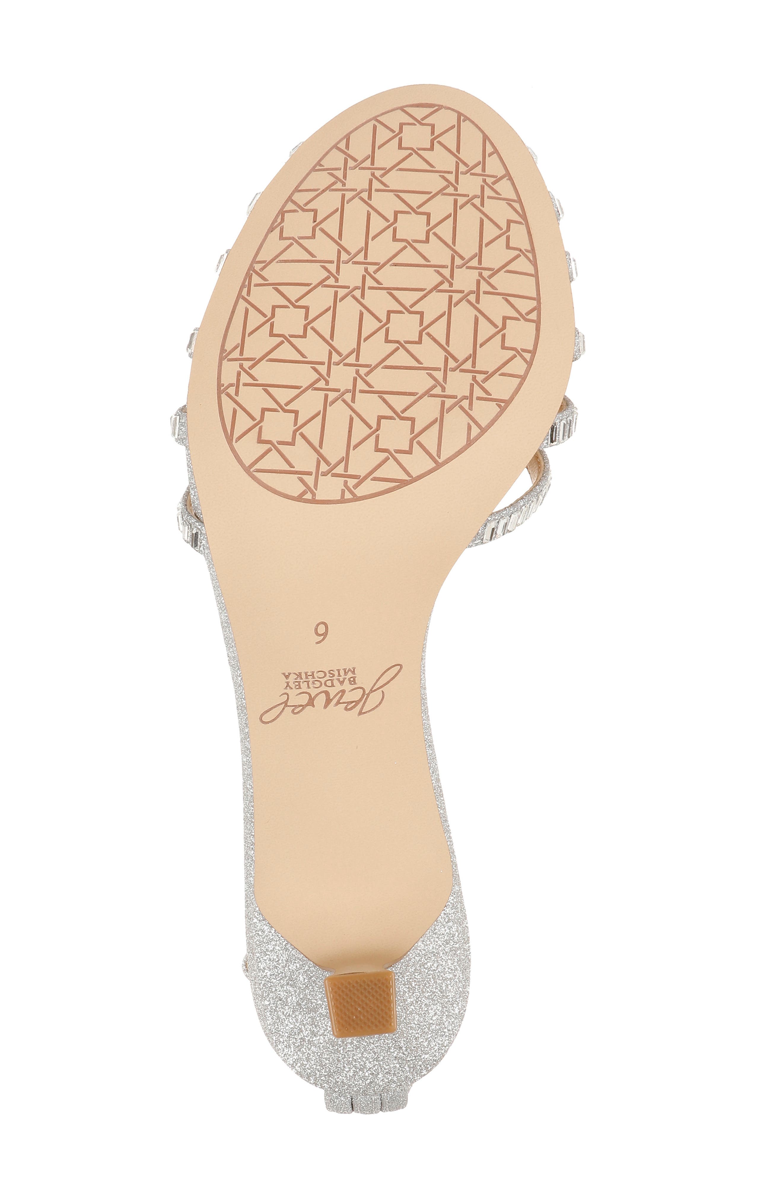 Jewel Badgley Mischka Ocean Kitten Heel Sandal, Alternate, color, 