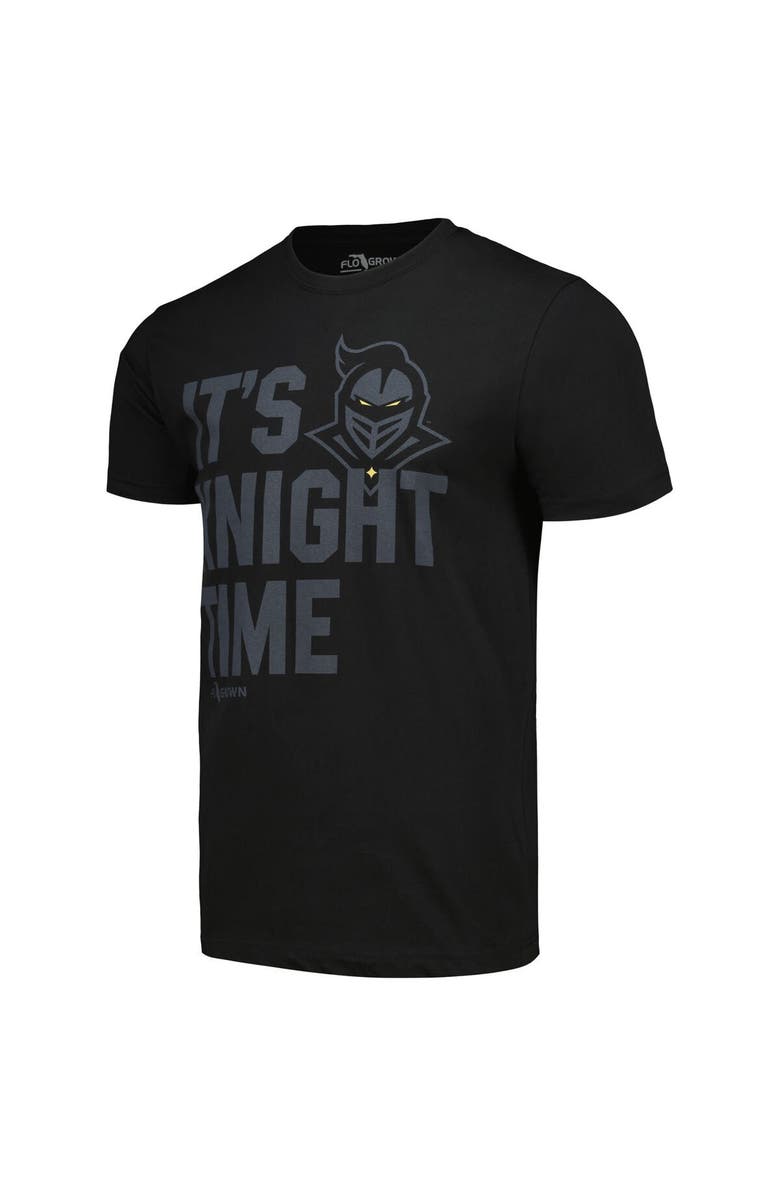FLOGROWN Men's Black UCF Knights It's Knight Time T-Shirt, Alternate, color, 