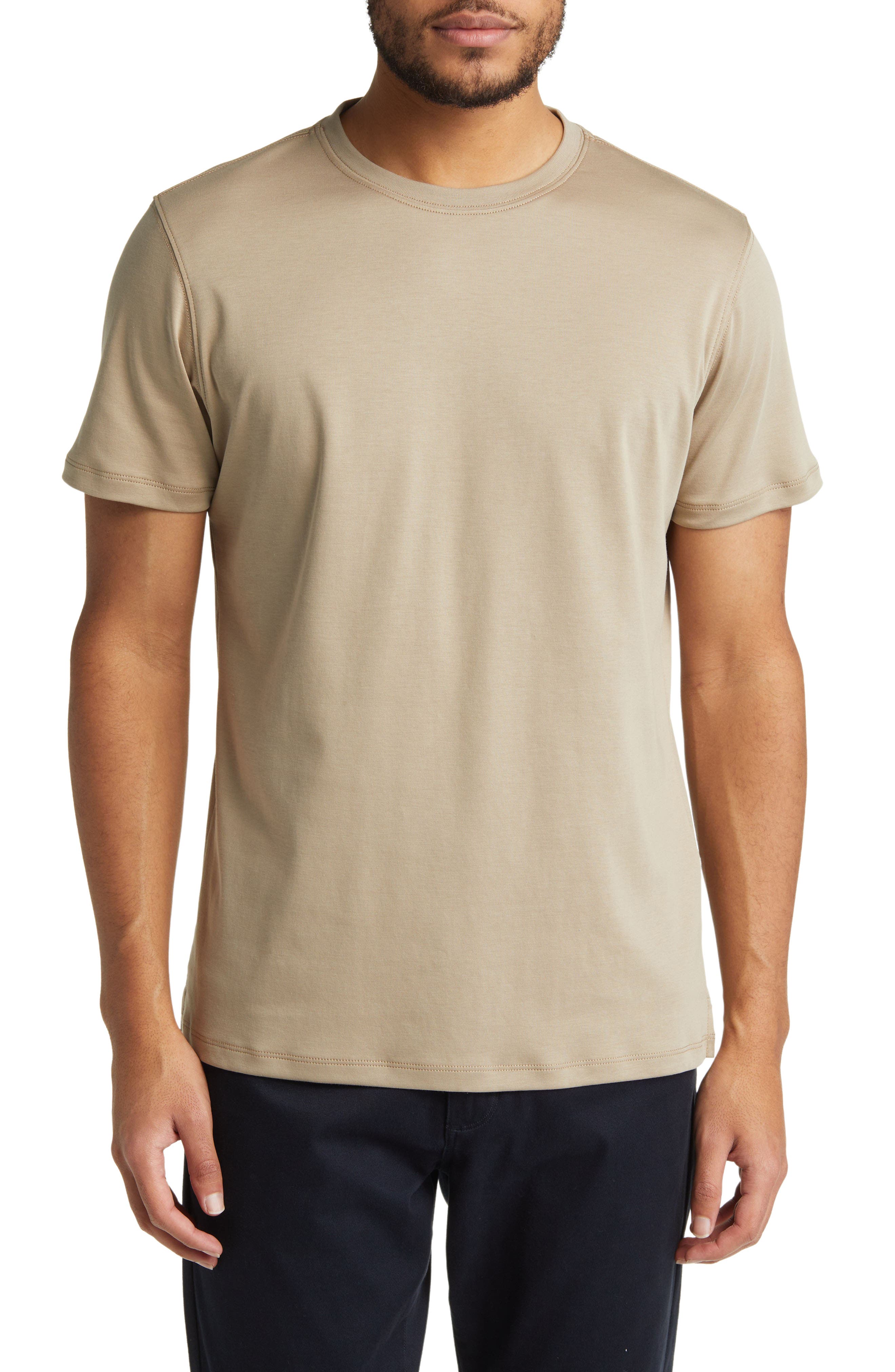 Robert Barakett Georgia Pima Cotton T-Shirt in Twine 