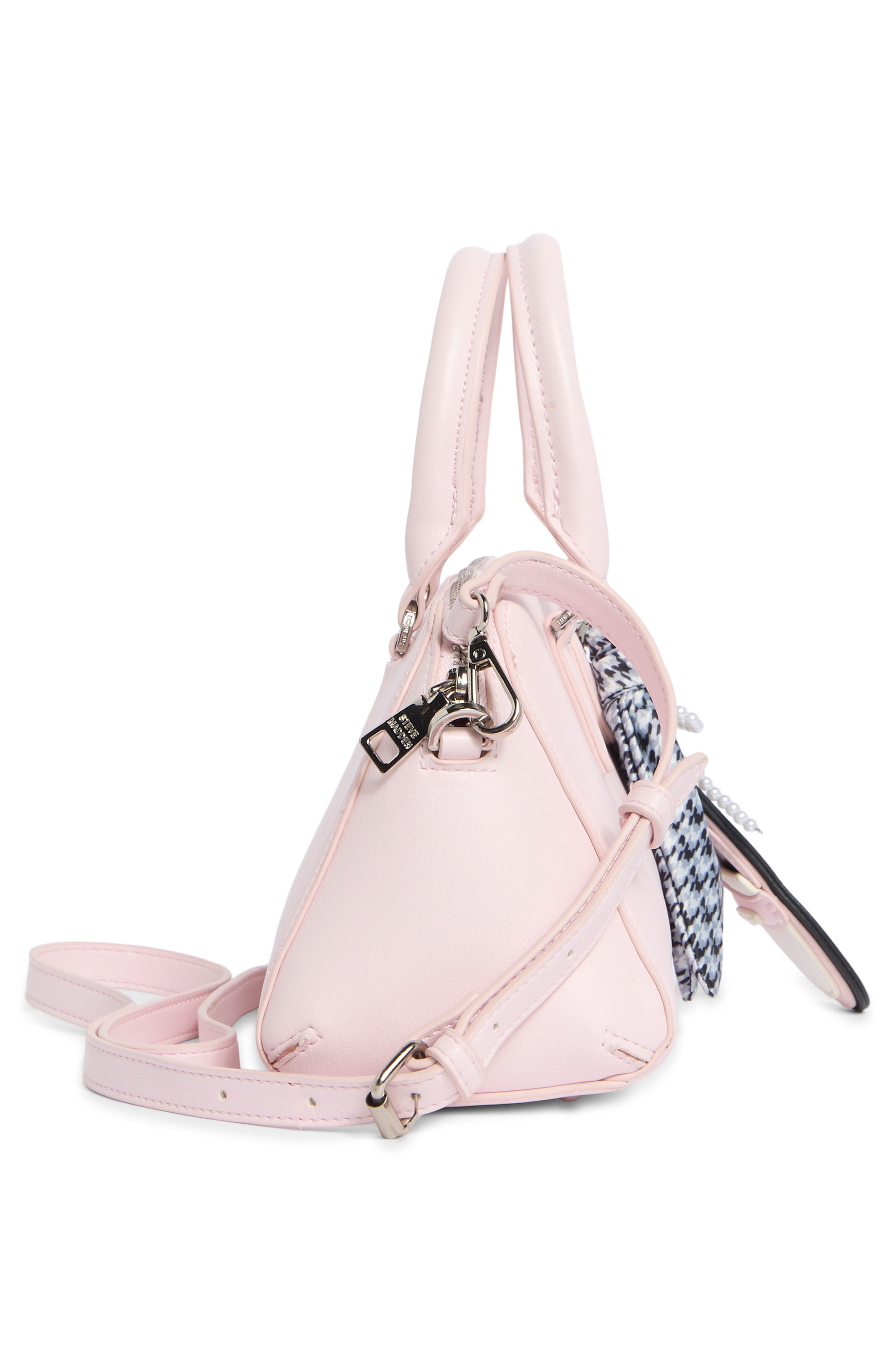 Bkeela East/West Satchel Crossbody Bag, Alternate, color, BALLET PINK