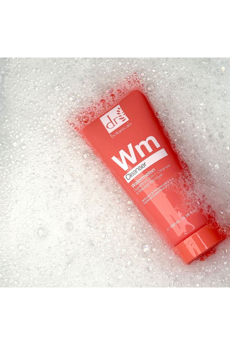 Watermelon 2-in-1 Cleanser & Makeup Remover with Glycolic Acid, Salicylic Acid and Lactic Acid, Alternate, color, None
