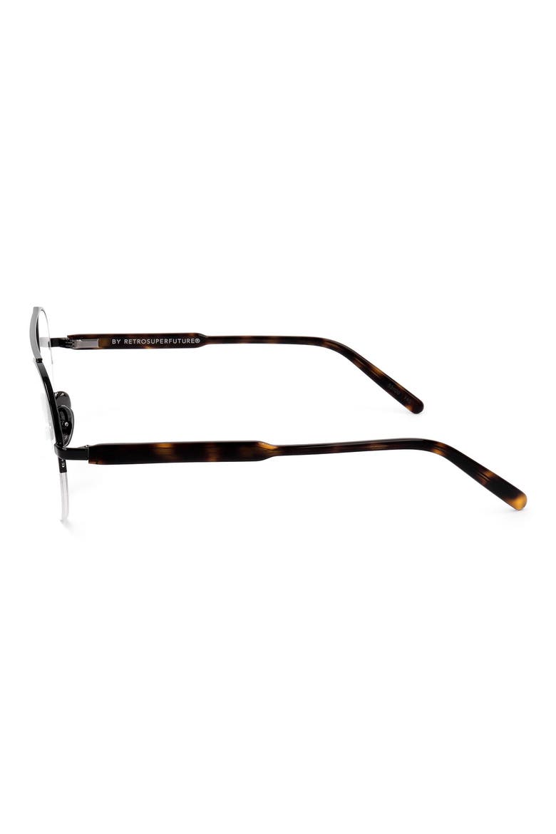 57mm Round Optical Glasses, Alternate, color, BLACK