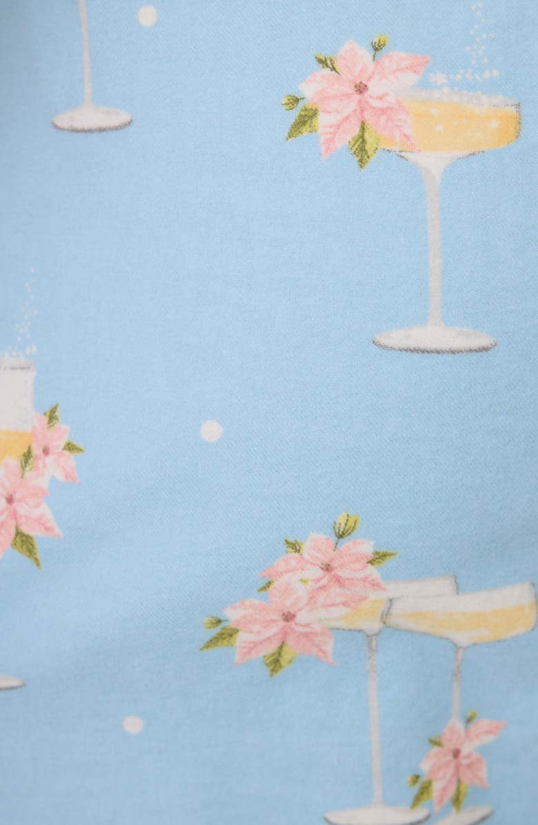 PJ Salvage Fizz the Season Pajama Pants, Alternate, color, Light Sky