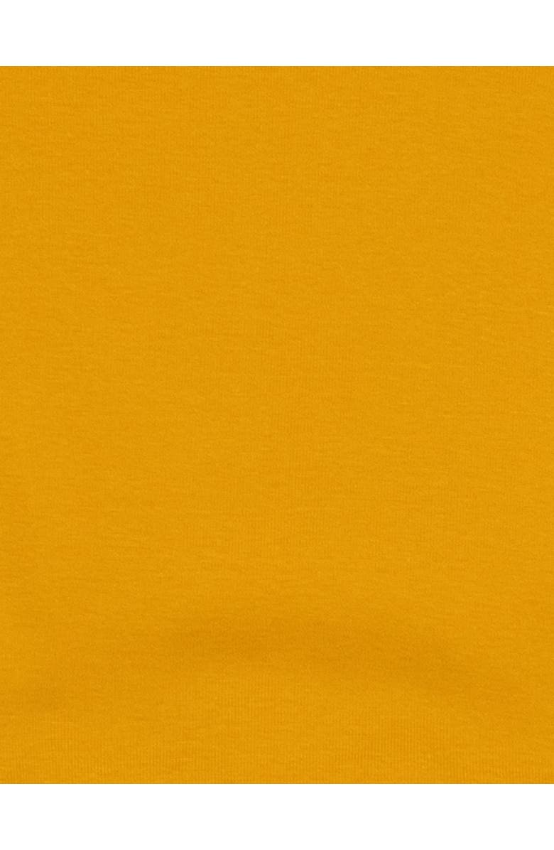 Leveret Kids Short Sleeve Cotton Solid Matching Family Pajamas, Alternate, color, Mustard