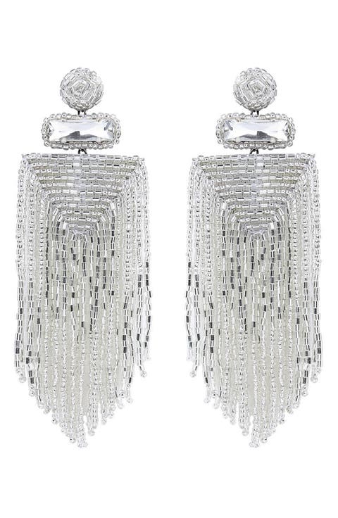 Jody Beaded Tassel Earrings