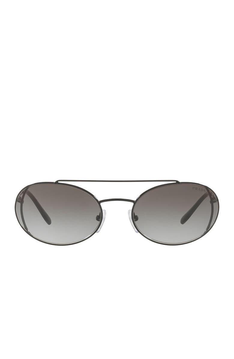 Prada 61mm Oval Sunglasses, Alternate, color,