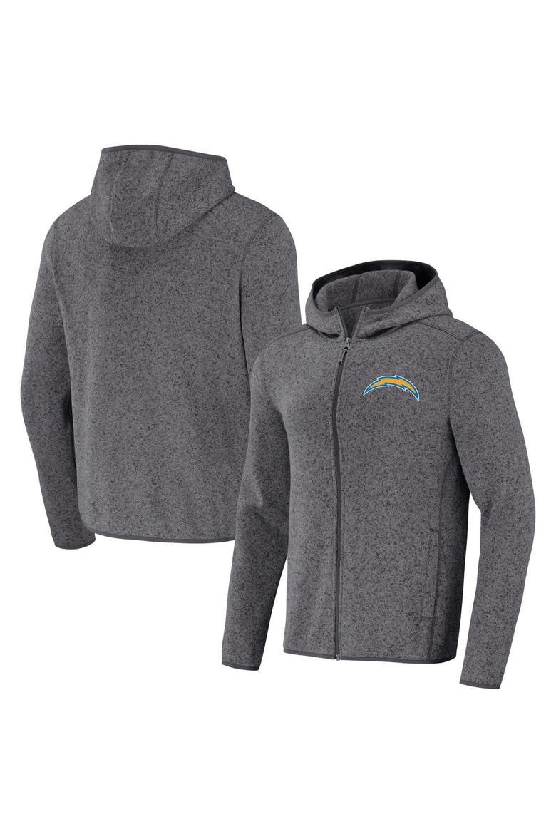 Men's NFL x Darius Rucker Collection by Fanatics Gray Los Angeles Chargers Fleece Pullover Hoodie, Main, color, Heather Gray
