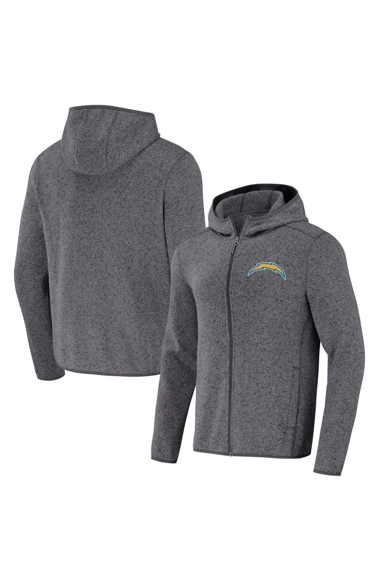 NFL X DARIUS RUCKER Men's NFL x Darius Rucker Collection by Fanatics Gray Los Angeles Chargers Fleece Pullover Hoodie, Main, color, Heather Gray