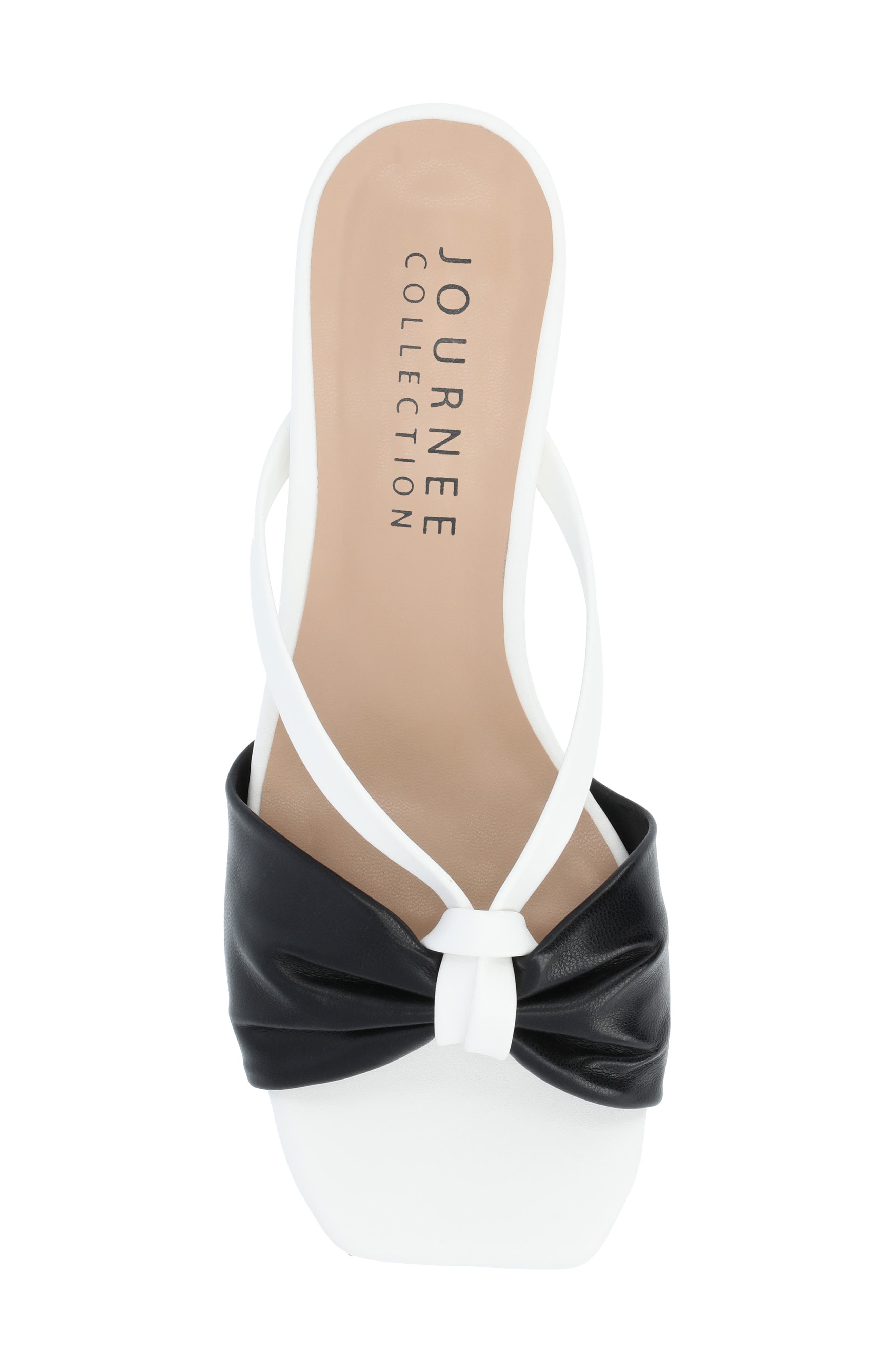 Journee Collection Starling Kitten Heel Sandal, Alternate, color, Black