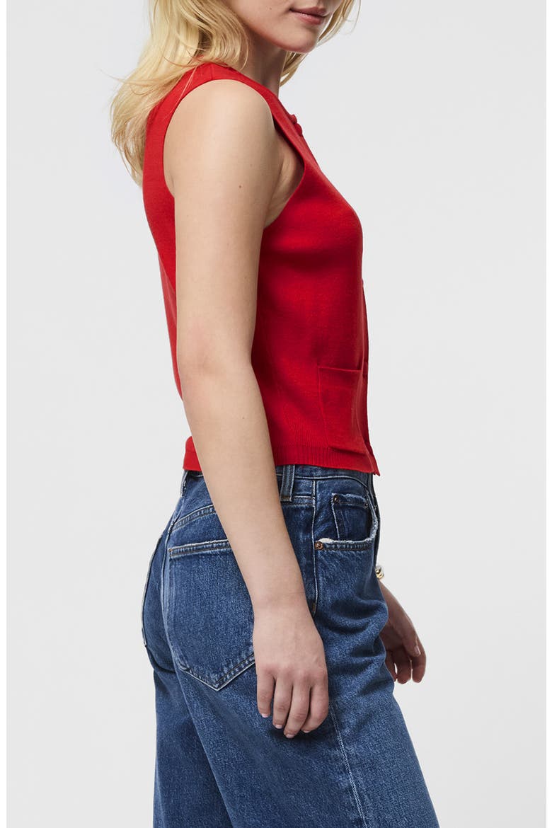 Cosysoft Knit Vest, Alternate, color, 60-MARS RED