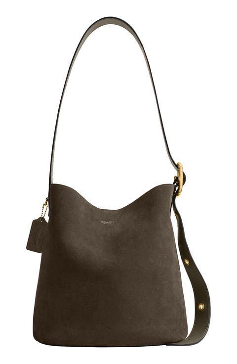 Bleecker Suede Shoulder Bag