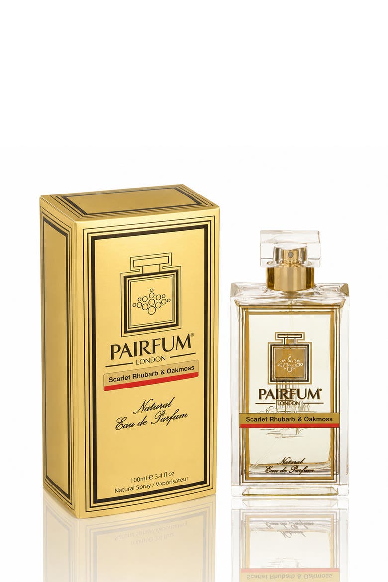 Scarlet Rhubarb & Oakmoss by Pairfum London | Eau de Parfum Intense | Long-lasting Luxurious Fragrance | Natural & Clean Niche Perfume, Main, color, 100 ml (3.4 fl oz)
