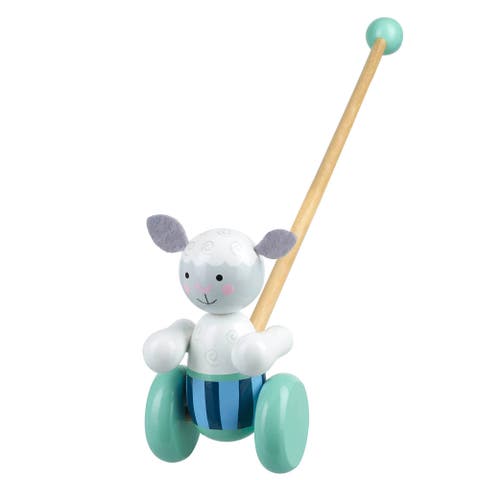 Push Along  Sheep Wooden Toy