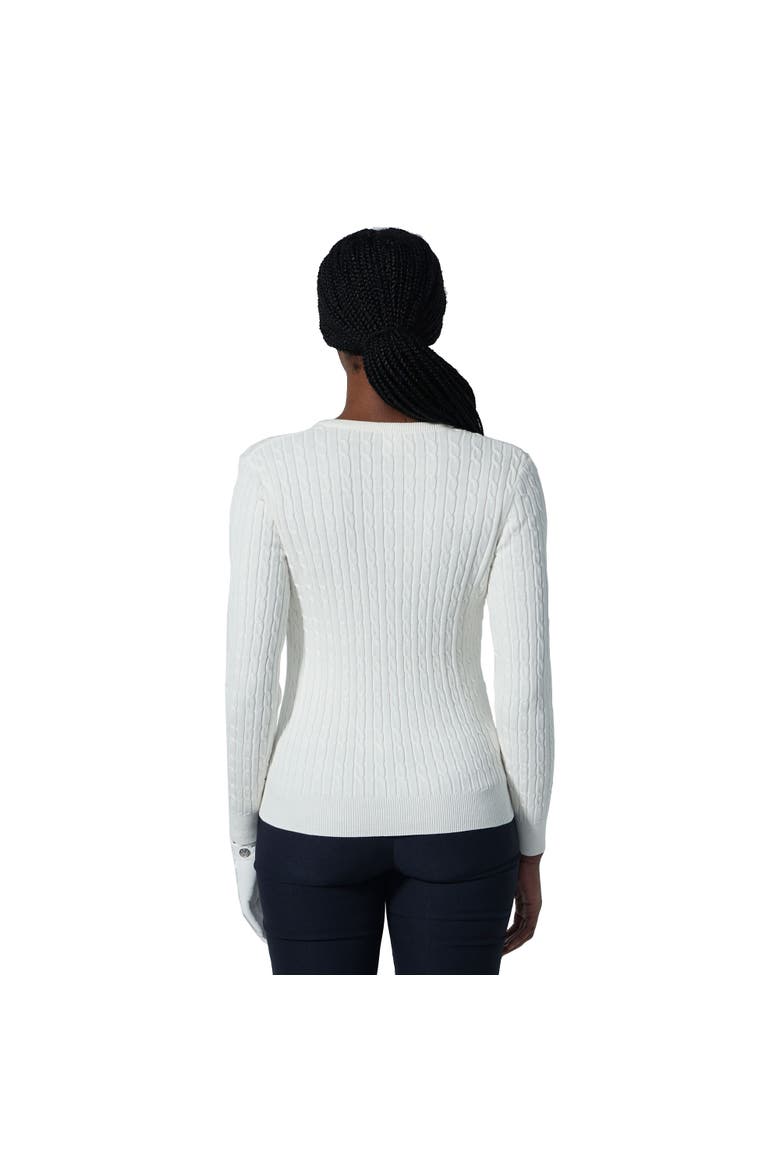 Madeline Womens Golf Pullover, Alternate, color, White