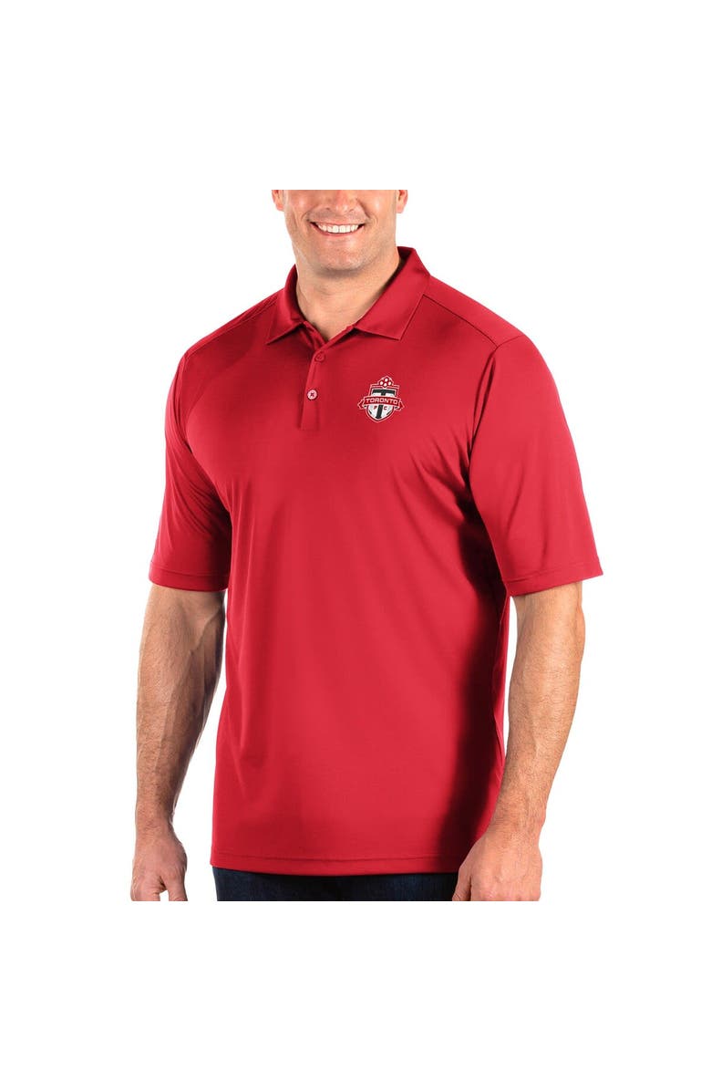 ANTIGUA Men's Antigua Red Toronto FC Big & Tall Tribute Polo, Main, color, 