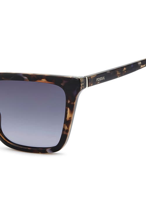 Fossil 56mm Square Sunglasses In Blue