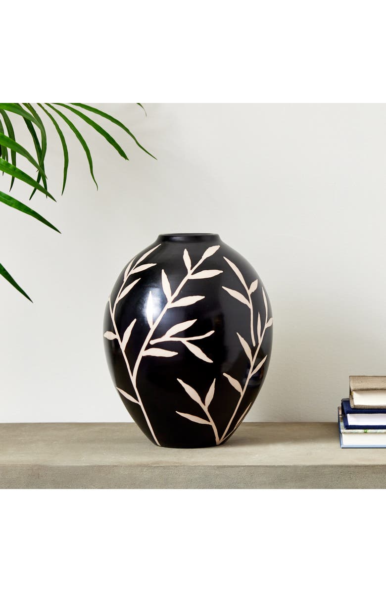 Napa Home & Garden Dayana Vase, Alternate, color, Black