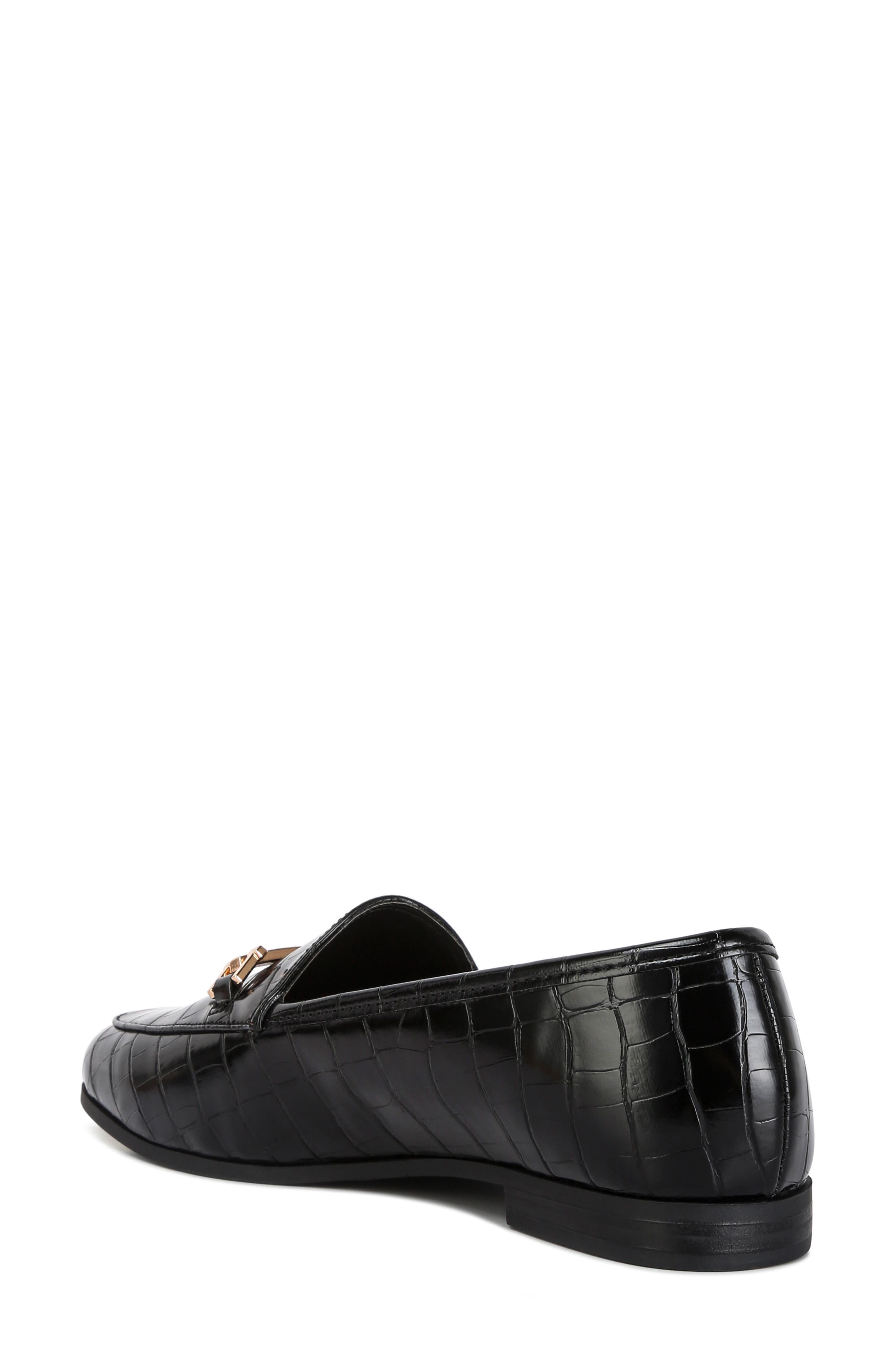 LONDON RAG Deverell Croc Embossed Loafer, Alternate, color, Black