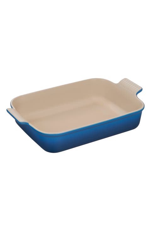 Heritage 4-Quart Rectangular Stoneware Dish