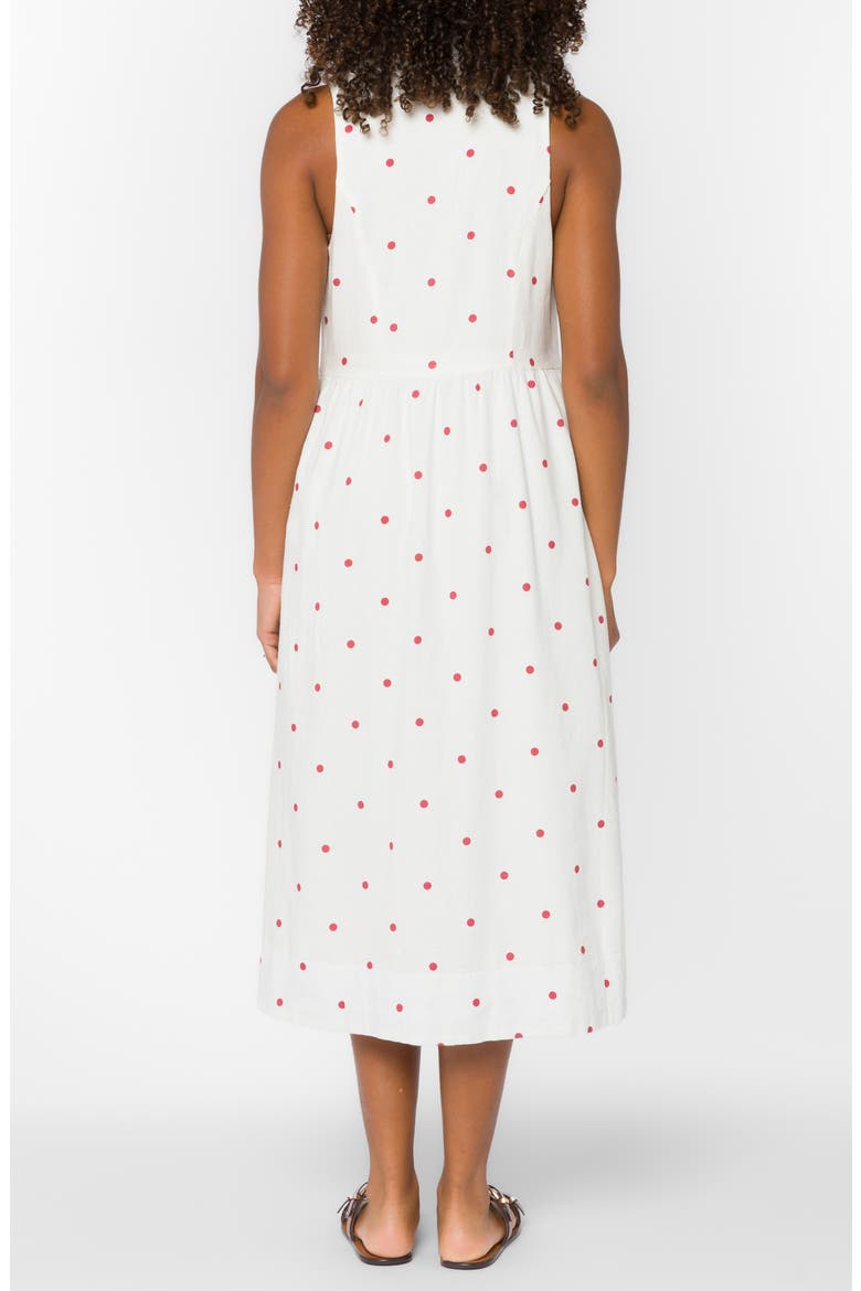Ceri Sleeveless Shirtdress, Alternate, color, CARDINAL DOT