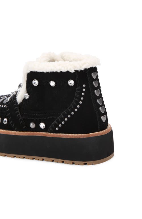 Kurt Geiger London Mansion Cozy Stud Boot In Black