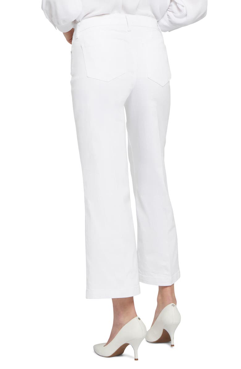 NYDJ Teresa Ankle Wide Leg Jeans, Alternate, color, Optic White