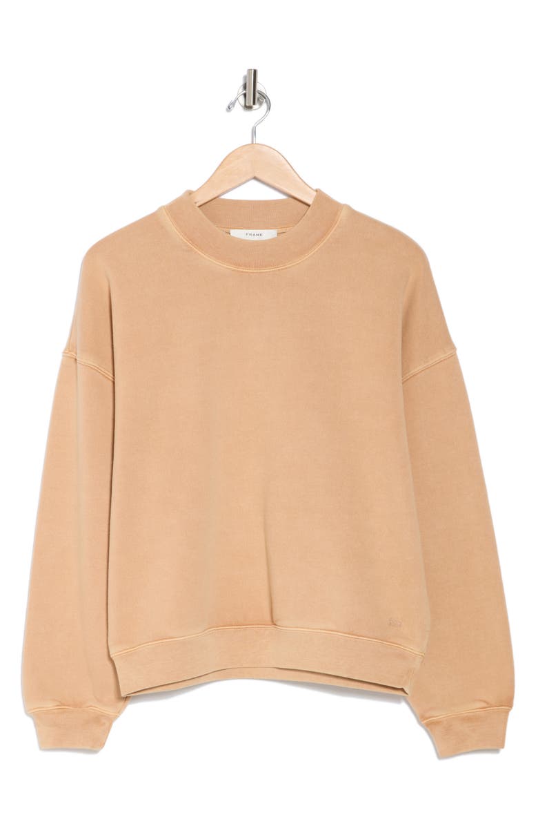 FRAME Classic Brushed Fleece Crewneck Sweatshirt, Alternate, color,