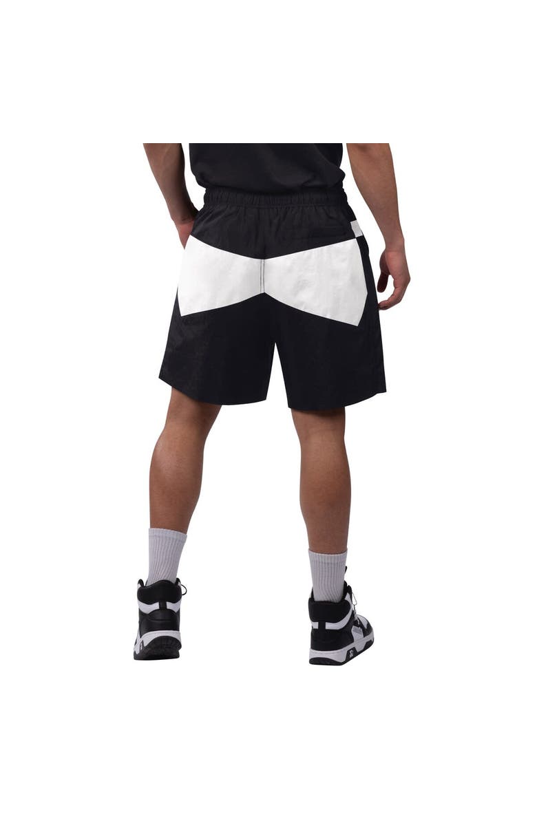 STARTER Men's Starter x NHL Black Ice Black/White New York Rangers Linechange Shorts, Alternate, color, Black