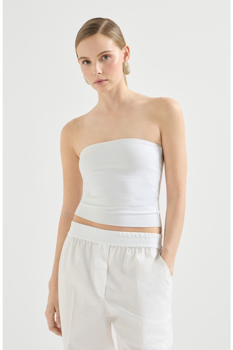 Bandeau top, Main, color, White