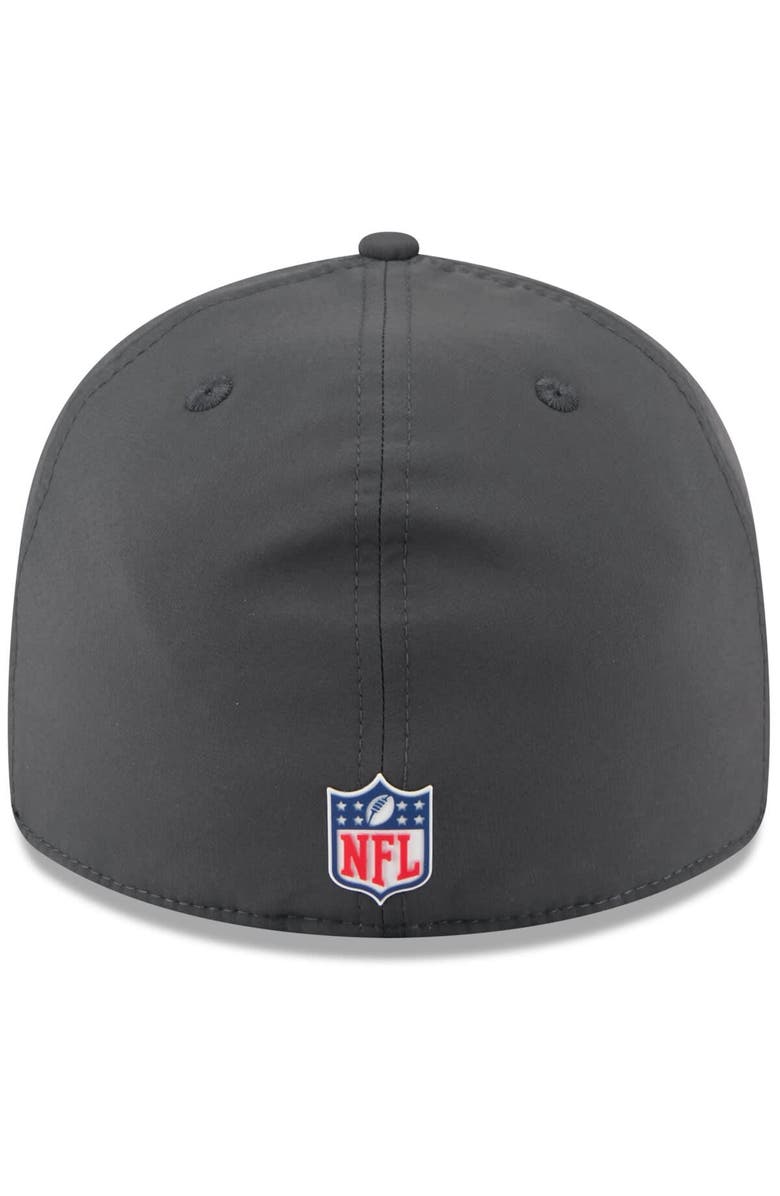New Era Men's New Era Charcoal Las Vegas Raiders 2025 Sideline Cold Weather Retro Crown 59FIFTY Fitted Hat, Alternate, color, Charcoal