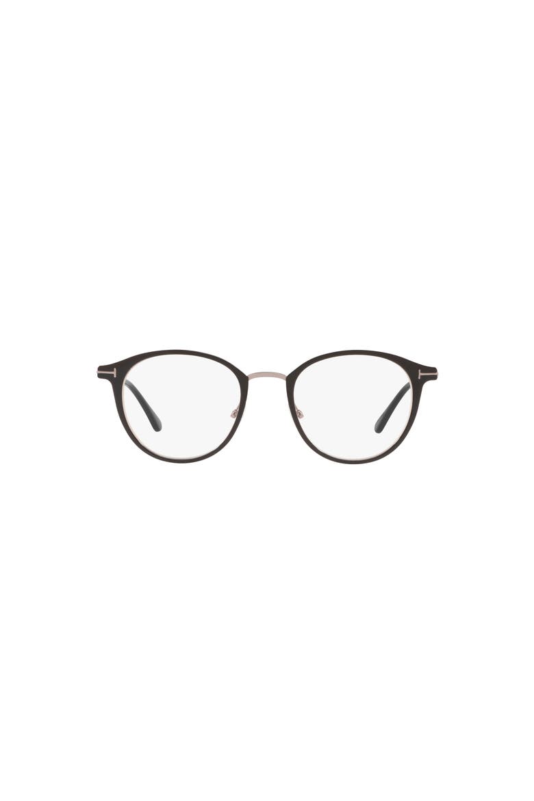 49mm Oval optical glasses, Alternate, color, Black
