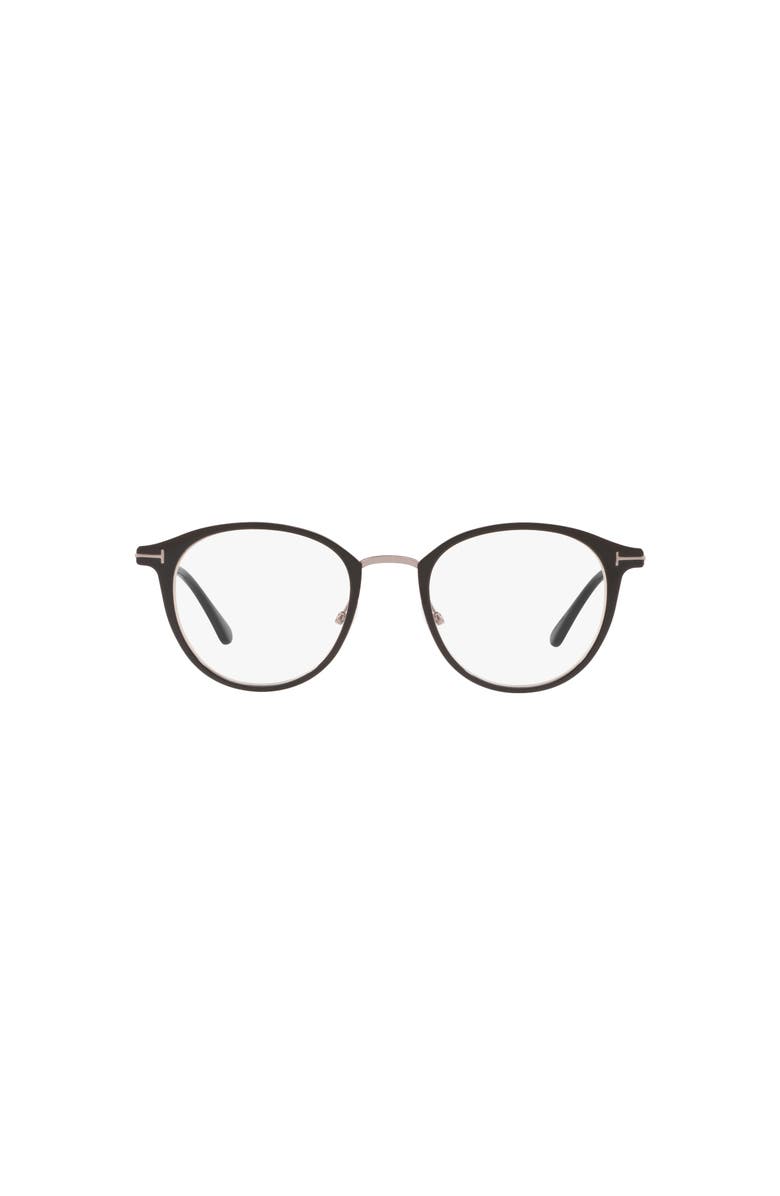 TOM FORD 49mm Oval optical glasses, Alternate, color, Black