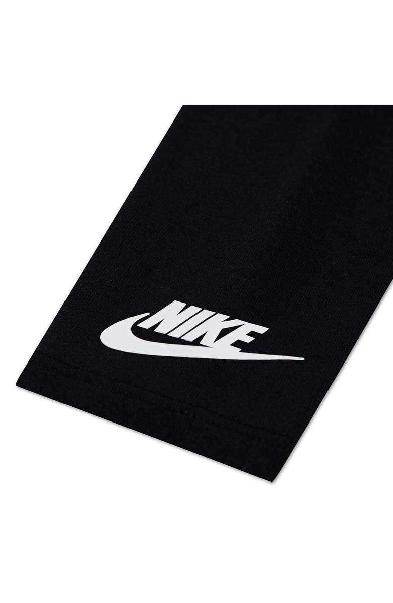 Nike Kids' Crewneck Sweatshirt & Leggings Set, Alternate, color, Black