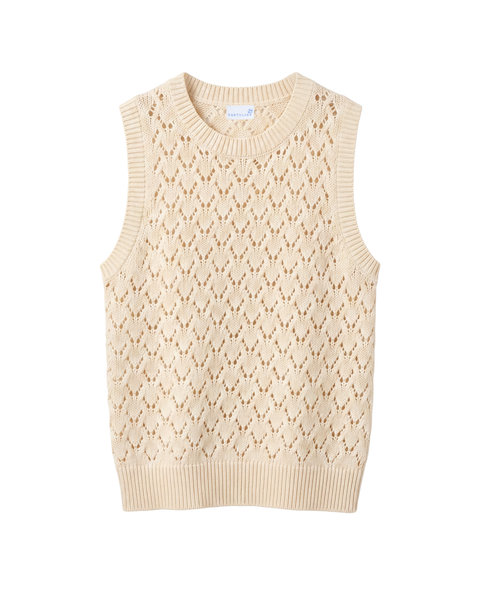 Lou Pointelle Knit Shell Tank
